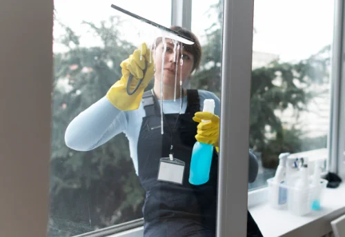 Nettoyage de vitres intérieures et extérieures à Plouguiel